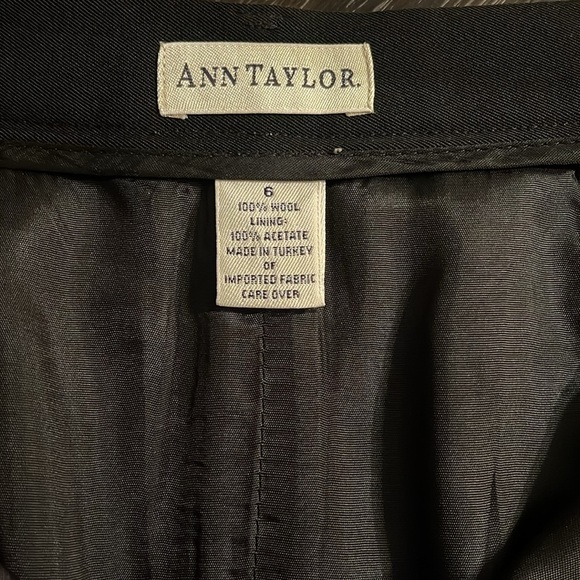 ANN TAYLOR classic black skirt size 6 - Picture 7 of 9